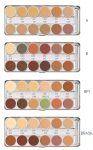 DERMACOLOR PALETA COM 12 CORES - BASE CREMOSA  A