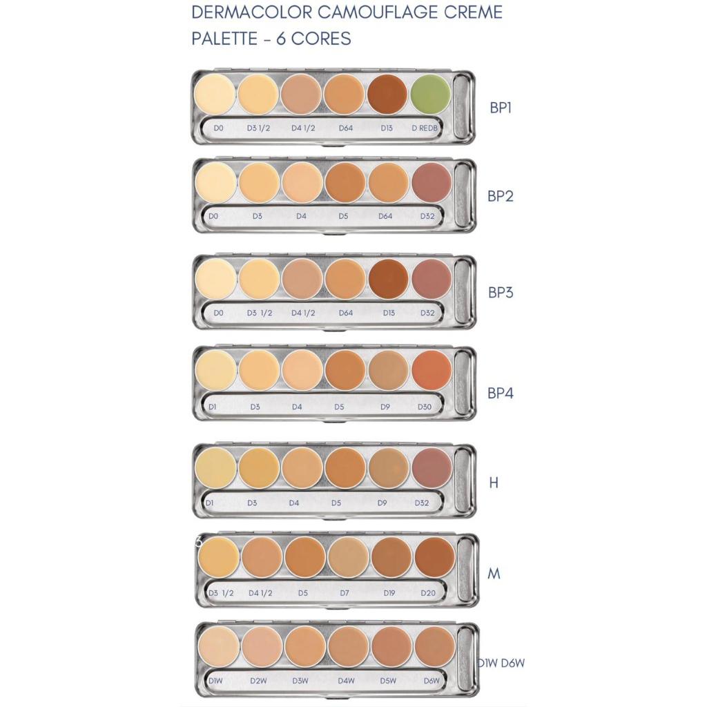 dbf60a9d8c0f7a6e1014e4eb069d44fe.jpeg Paleta Dermacolor Kryolan 6 CORES - Imagem 1
