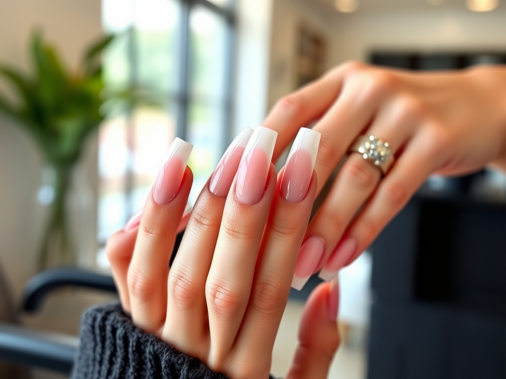 Alongamento Francesinha (Todas as Unhas)